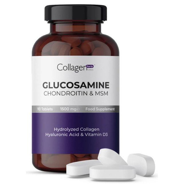 Collagen Forte Platinum Glucosamine 1500mg - Takviye Edici Gıda 90 Tablet - 2