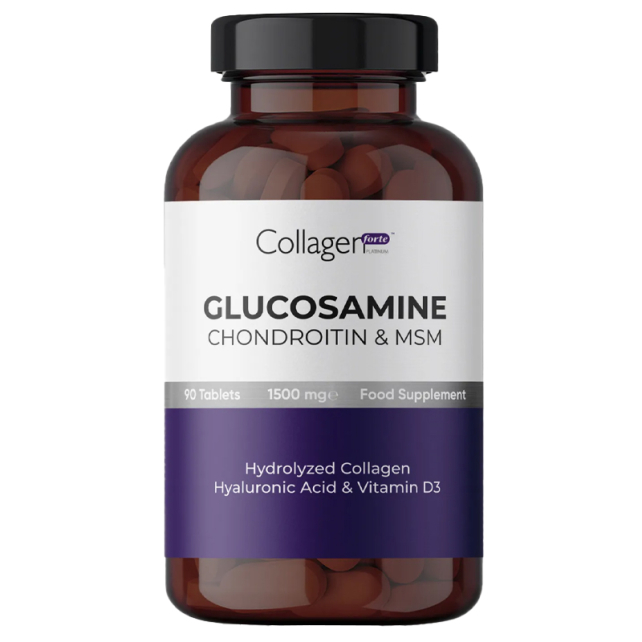 Collagen Forte Platinum Glucosamine 1500mg - Takviye Edici Gıda 90 Tablet - 1