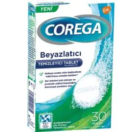 Corega Diş Protezi Beyazlatıcı Temizleyici 30 Tablet - Corega