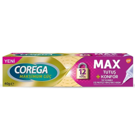 Corega Max Tutuş Konfor - Diş Protezi Yapıştırıcı Krem 40g - Corega