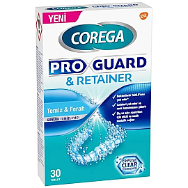 Corega Proguard & Retainer - Diş Temizleyici Tablet 30 Tablet - Corega