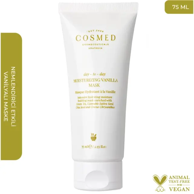 Cosmed Day To Day Moisturizing Vanilla Mask - Nemlendirici Maske 75ml - 2