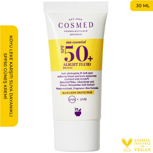 Cosmed Sun Essential Alight Fluid SPF 50+ Güneş Koruyucu 30ml - 2