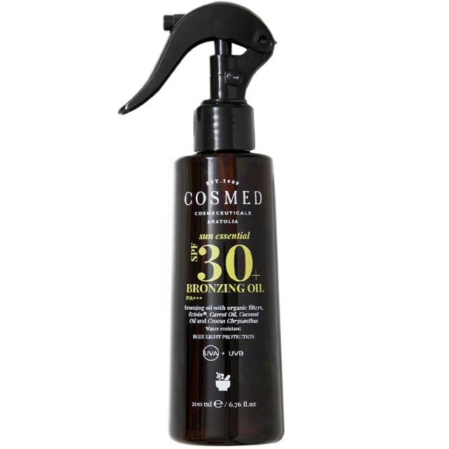 Cosmed Sun Essential Bronzing Oil SPF 30+ Bronzlaştırıcı Güneş Yağı Sprey 200ml - 1