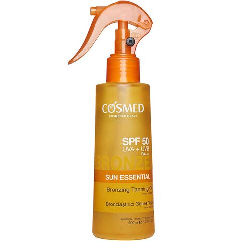 Cosmed Sun Essential Spf 50 Bronzlastirici Gunes Yagi 200ml