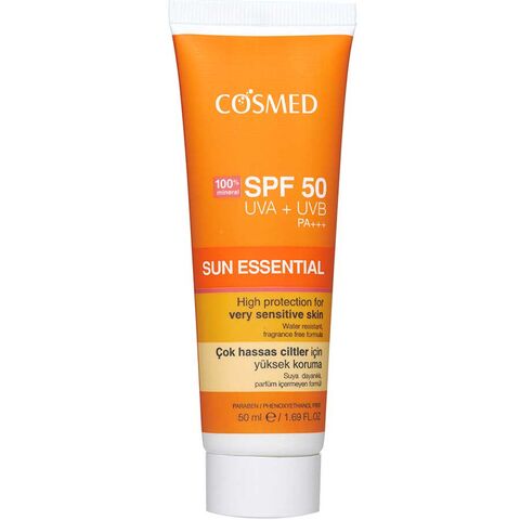 Cosmed Sun Essential SPF 50 Hassas Cilt Güneş Koruyucu 50ml Cosmed Sun Essential SPF 50 Hassas Cilt Güneş Koruyucu 50ml