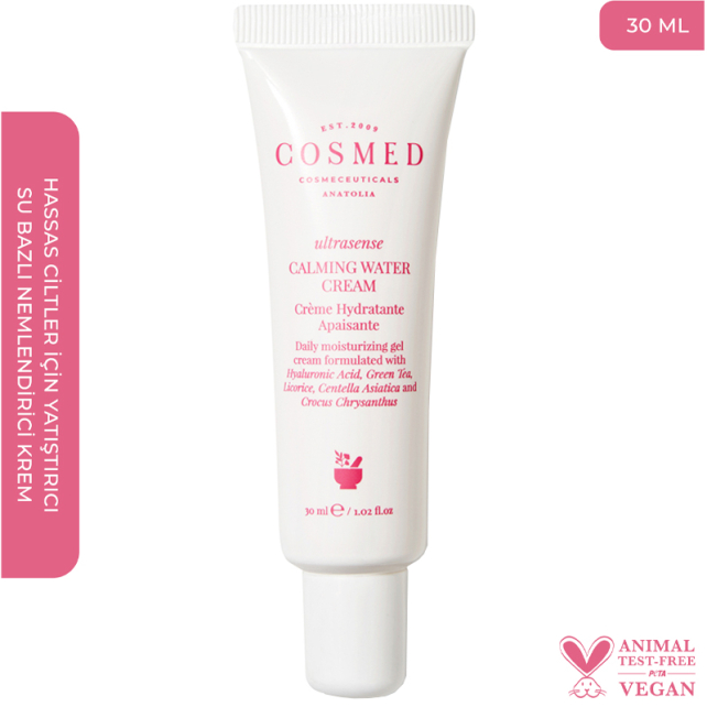 Cosmed Ultrasense Calming Water Cream - Su Bazlı Nemlendirici 30ml - 2