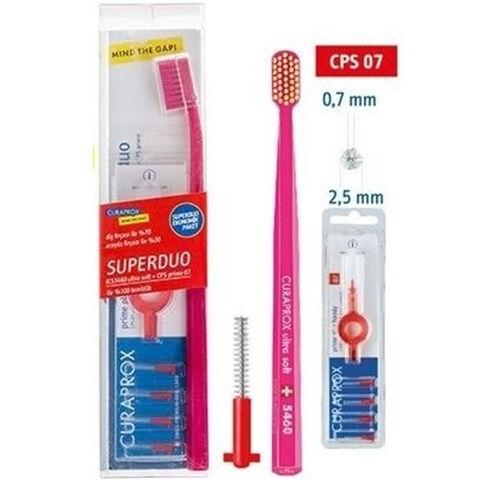 Curaprox Super Duo 07 Set - Diş Fırçası & Arayüz Fırçası Curaprox Super Duo 07 Set - Diş Fırçası & Arayüz Fırçası