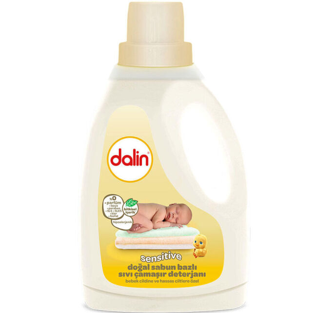 Dalin Sensitive Doğal Sabun Bazlı Sıvı Çamaşır Deterjanı 1500 ml - 1