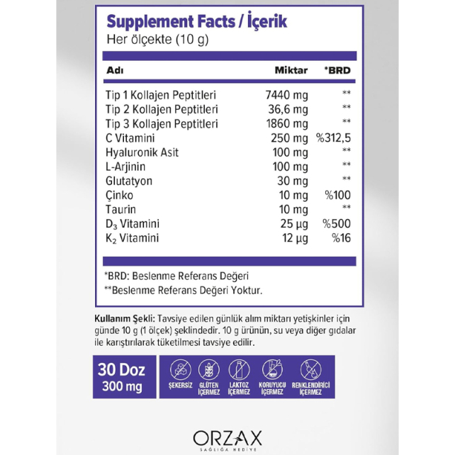 Day2Day The Collagen All Body - Takviye Edici Gıda 300 g - 2