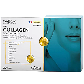 Day2Day The Collagen Beauty Elastin - Takviye Edici Gıda 30 Tablet - Day2Day