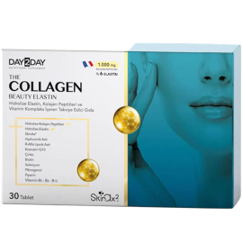 Day2Day The Collagen Beauty Elastin - Takviye Edici Gıda 30 Tablet - Day2Day