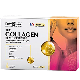 Day2Day The Collagen Beauty Intense - Takviye Edici Gıda Ananas Aromalı 30 Saşe - Day2Day