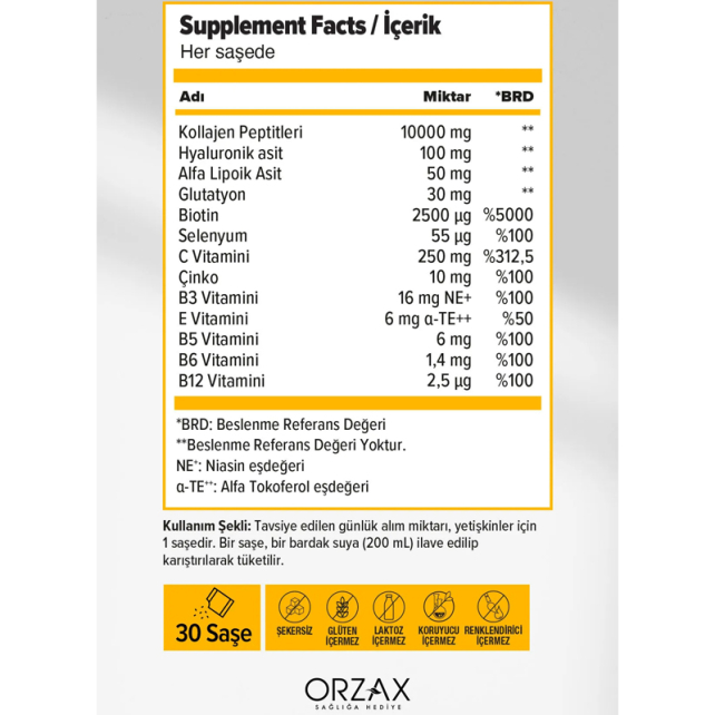 Day2Day The Collagen Beauty Intense - Takviye Edici Gıda Ananas Aromalı 30 Saşe - 2