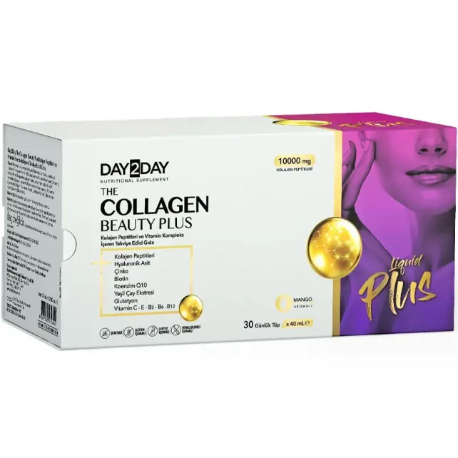 Day2Day The Collagen Beauty Plus - Takviye Edici Gıda 40 ml x 30 Adet - 1