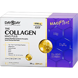 Day2Day The Collagen Mag Plus - Takviye Edici Gıda 30 Şase - Day2Day