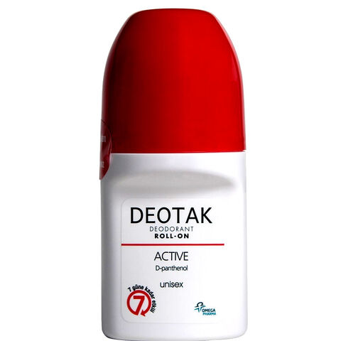 Deotak Roll-On Deodorant Active Unisex 35ml Deotak Roll-On Deodorant Active Unisex 35ml