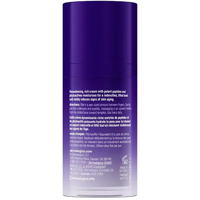Dermalogica Phyto Nature Lifting Eye Cream - Anti-Aging Göz Çevresi Kremi 15ml - 5