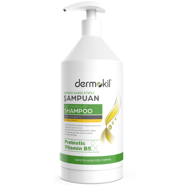 Dermokil Anti Dandruff Shampoo - Kepek Karşıtı Şampuan 1Lt - 1