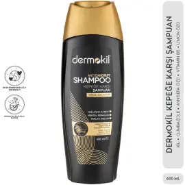 Dermokil Anti Dandruff Shampoo - Kepek Karşıtı Şampuan 600ml - 2