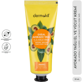 Dermokil Avocado Oil Hand Body Cream - El ve Vücut Kremi 30ml - 2