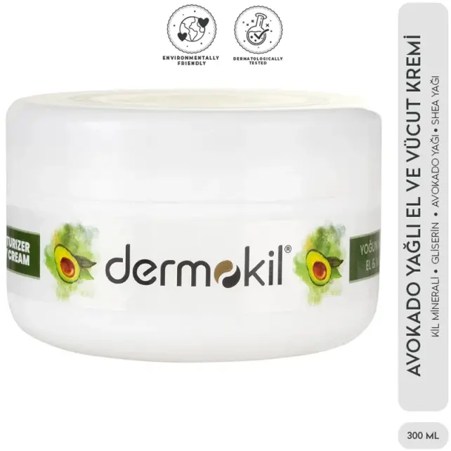 Dermokil Avokado Yağlı El ve Vücut Kremi 300ml - 3