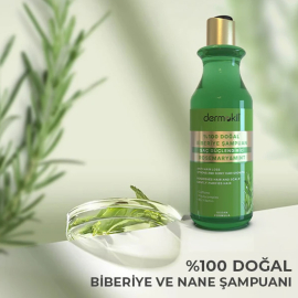 Dermokil Biberiye ve Nane Suyu - Saç Güçlendirici Etkili 400ml - 2