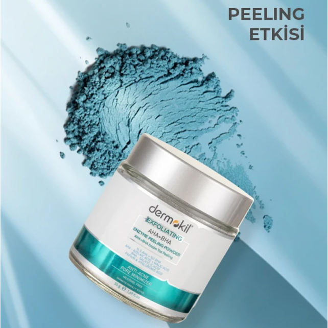 Dermokil Exfoliating AHA BHA Enzyme Peeling Powder - Toz Peeling 50g - 3