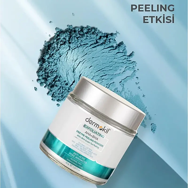 Dermokil Exfoliating AHA BHA Enzyme Peeling Powder - Toz Peeling 50gr - 3