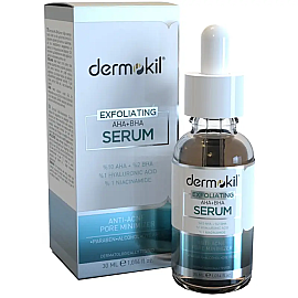 Dermokil Exfoliating AHA BHA Niacinamide - Gözenek Karşıtı Serum 200ml - Dermokil