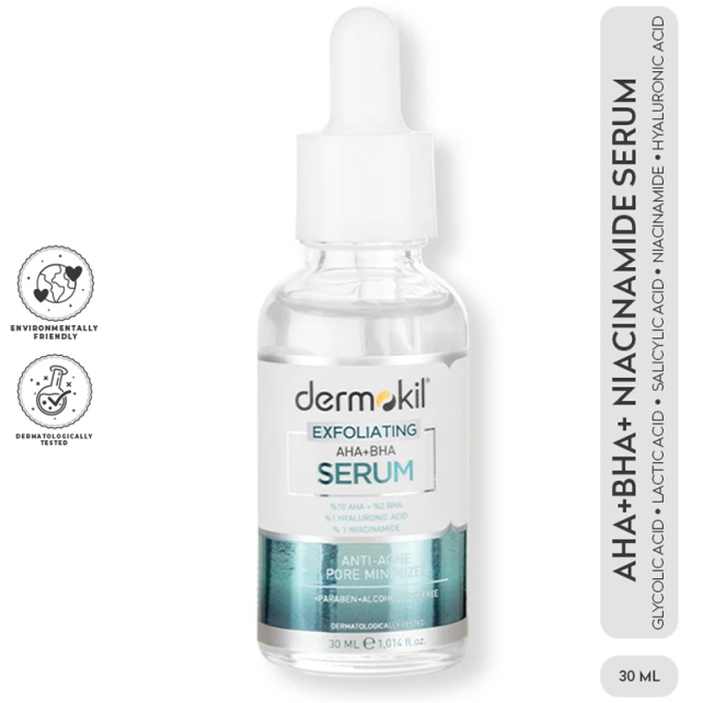 Dermokil Exfoliating AHA BHA Niacinamide - Gözenek Karşıtı Serum 200ml - 3