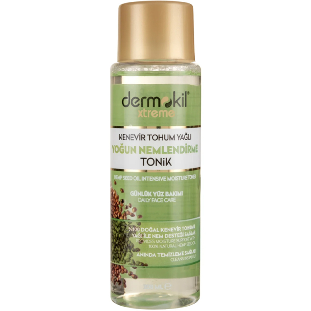 Dermokil Extreme Kenevir Tohum Yağlı - Yoğun Nemlendirme Tonik 200ml - 1