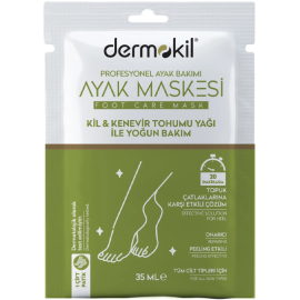 Dermokil Foot Care Mask - Topuk Çatlaklarına Karşı Ayak Maskesi 35ml - Dermokil