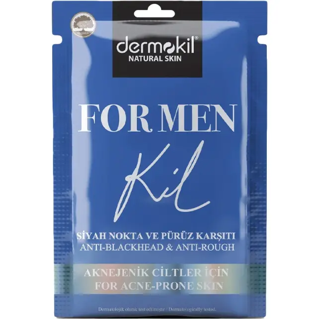 Dermokil For Men Kil - Erkek Siyah Nokta ve Pürüz Karşıtı Maske 15g - 1
