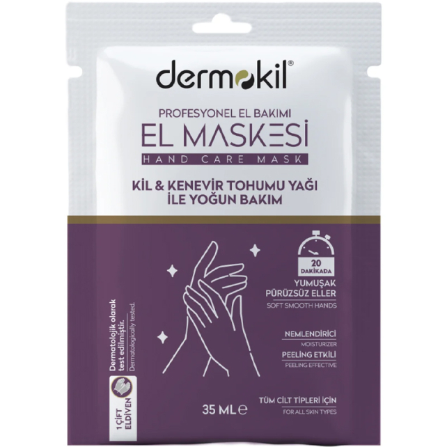 Dermokil Hand Care Mask - Peeling Etkili El Maskesi 35ml - 1