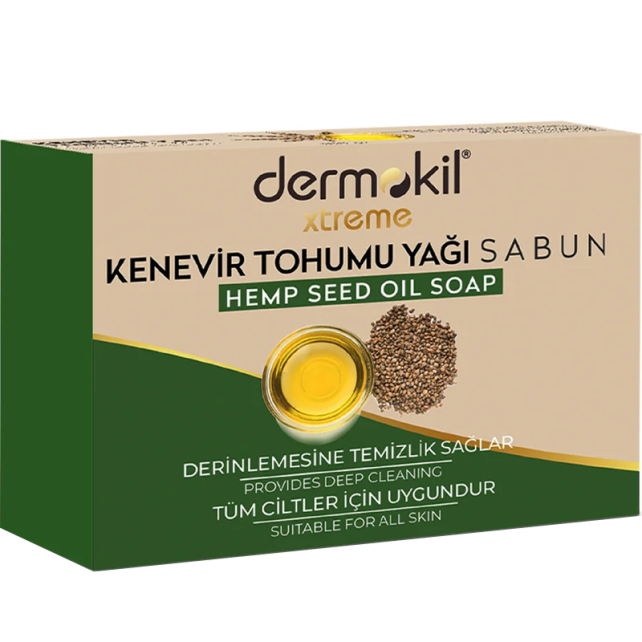 Dermokil Hemp Seed Oil Soap - Kenevir Tohumu Yağlı Sabun 100g - 1