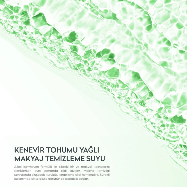 Dermokil Kenevir Tohum Yağı - Micellar Makyaj Temizleme Suyu 400ml - 2