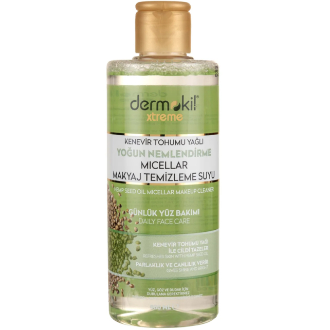 Dermokil Kenevir Tohum Yağı - Micellar Makyaj Temizleme Suyu 400ml - 1