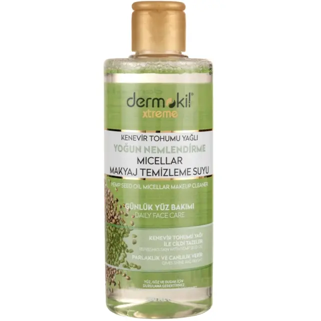 Dermokil Kenevir Tohum Yağı - Micellar Makyaj Temizleme Suyu 400ml - 1