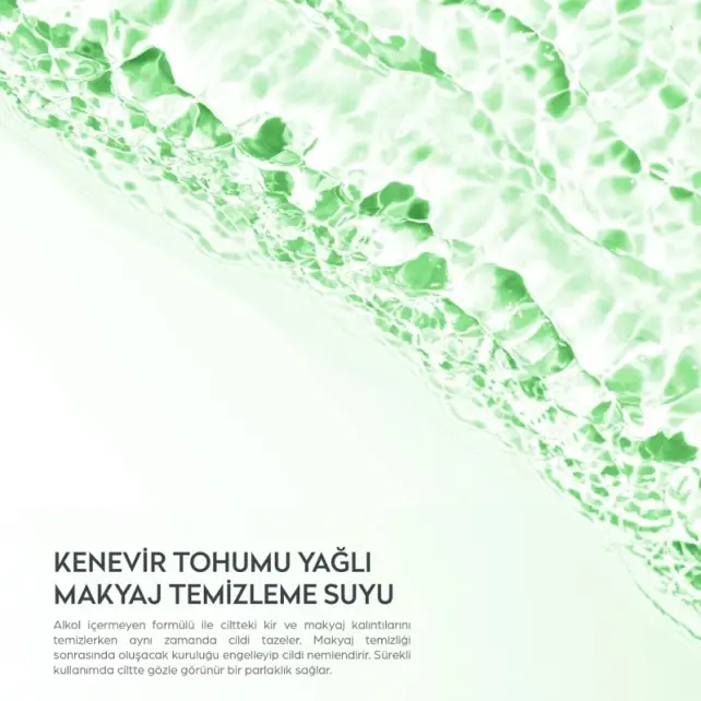 Dermokil Kenevir Tohum Yağı - Micellar Makyaj Temizleme Suyu 400ml - 2