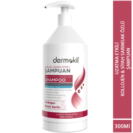 Dermokil Kolajen ve Siyah Sarımsak Şampuan - Sağlıklı Uzama Etkili 1LT - 2