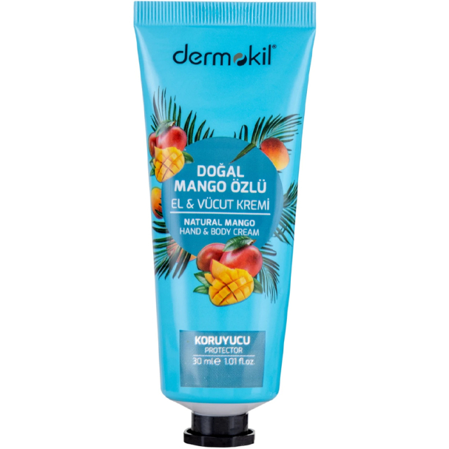 Dermokil Mango Extract Hand Body Cream - El ve Vücut Kremi 30ml - 1