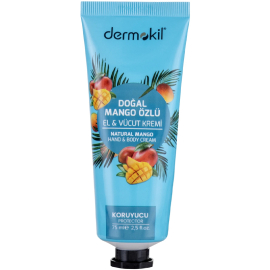 Dermokil Mango Extract Hand Body Cream - El ve Vücut Kremi 75ml - Dermokil