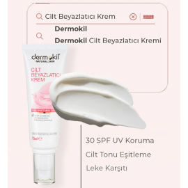 Dermokil Natural Skin Whitening Cream - Beyazlatıcı Etkili Krem 75ml - 2