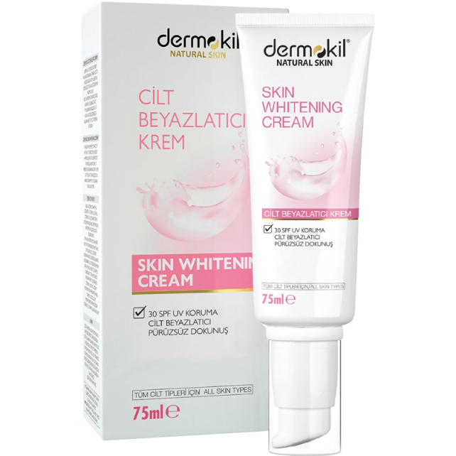 Dermokil Natural Skin Whitening Cream - Beyazlatıcı Etkili Krem 75ml - 1
