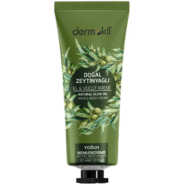 Dermokil Olive Oil Hand Body Cream - El ve Vücut Kremi 30ml - 1