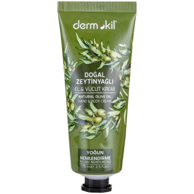 Dermokil Olive Oil Hand Body Cream - El ve Vücut Kremi 75ml - 1