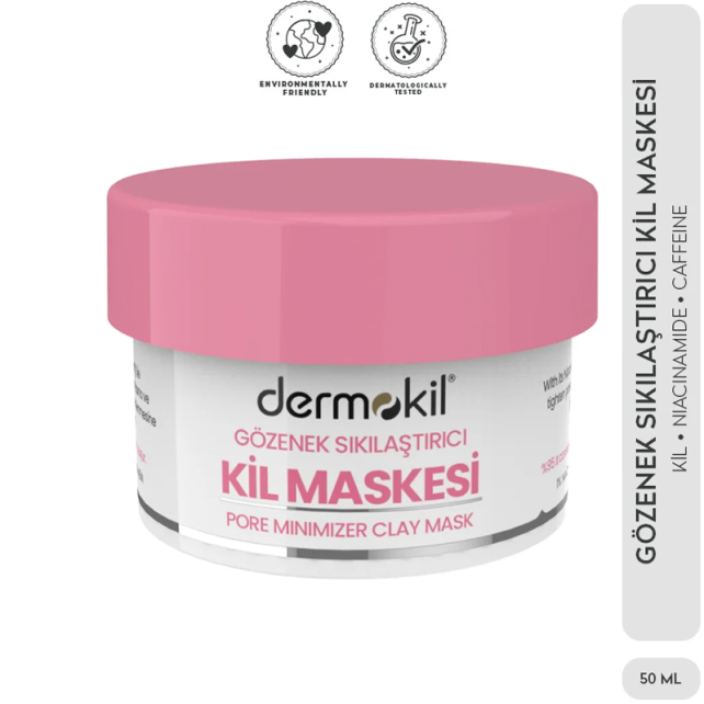 Dermokil Pore Minimizer Clay Mask - Gözenek Karşıtı Kil Maskesi 50ml - 4