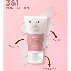 Dermokil Pure Clean 3'ın1 Peeling Mask - Üç Etkili Maske 150ml - 2