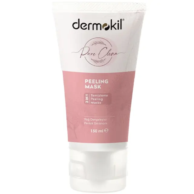 Dermokil Pure Clean 3'ın1 Peeling Mask - Üç Etkili Maske 150ml - 1